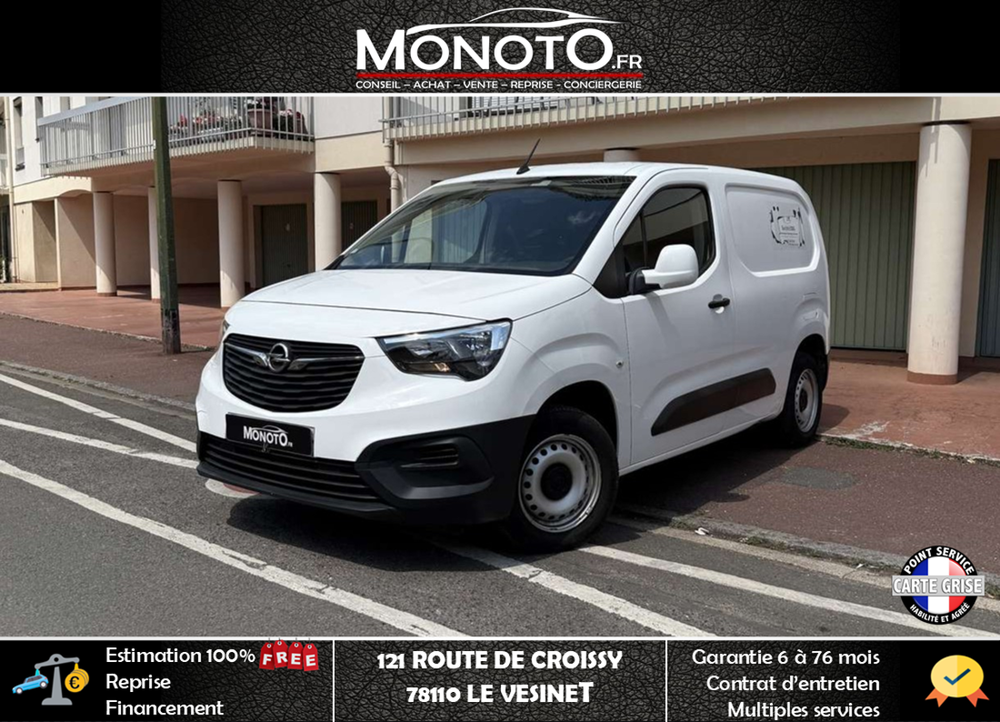 Combo VU Cargo L1H1 1.6 CDTI 99cv CLIMATISATION - LIMITEUR DE VITESSE 2020 occasion 78360 MONTESSON