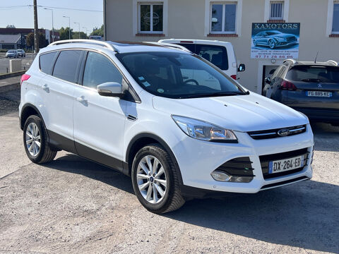 Ford kuga - 2.0 tdci 150 CH TITANIUM - Blanc