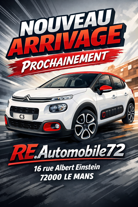 Citro&euml;n C3 1.2L 110ch THP Essence pack Shine 99.000kms du 02/2018 2018 occasion Le Mans 72100