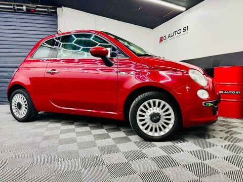 Fiat 500 - 1.3 jtd 75cv - Rouge