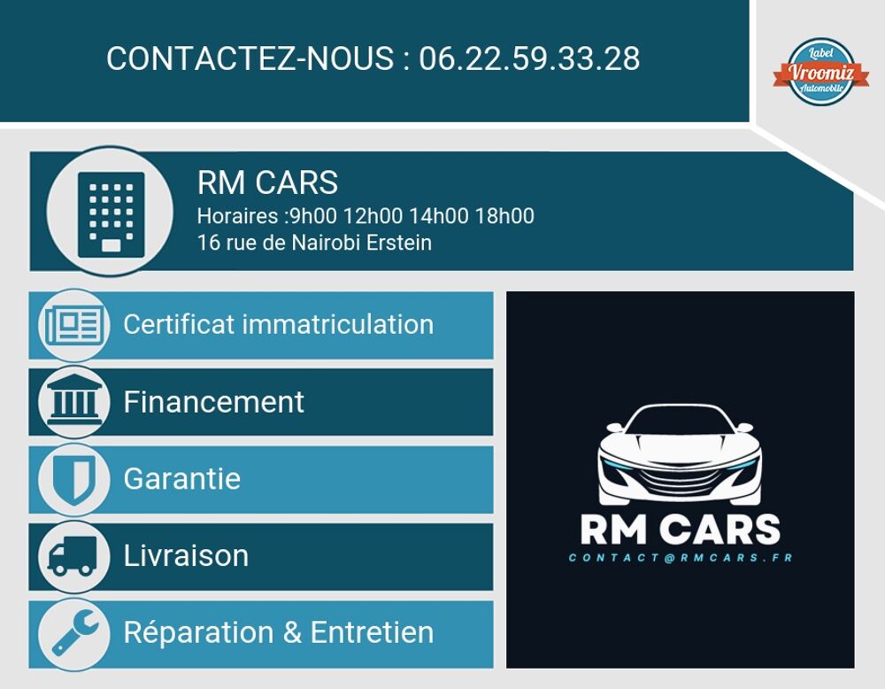 Golf 7 PHASE 2 110CV  12 MOIS DE GRANTIE FINITION JOIN CRIT AIR 2018 occasion 67150 Erstein