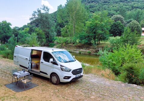 Ford Transit Custom 2.0 TDCI 130CH VAN AMENAGE PREMIERE MAIN PRIX HT TVA RECUPER 2021 occasion MONTPELLIER 34070