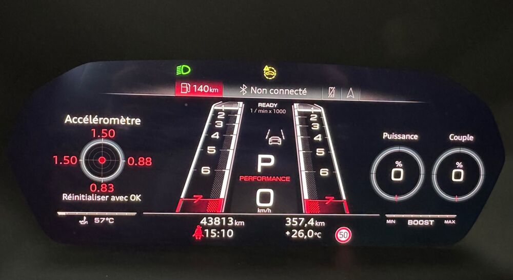 RS3 2.5 TFSI 400ch BVA7 Quattro / TO / HUD / B&O / C&eacute;ramique / H 2023 occasion 45770 Saran