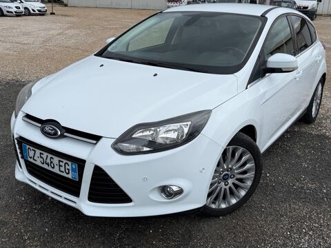 Ford Focus 1L 125 ch TITANIUM GPS/BT + ATTELAGE PARFAITE &Eacute;TAT CRIT AIR 2013 occasion Amberieu En Bugey 01500