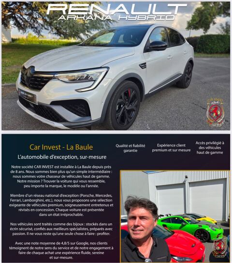 Renault Arkana SR hybride 2021 occasion La Baule-Escoublac 44500