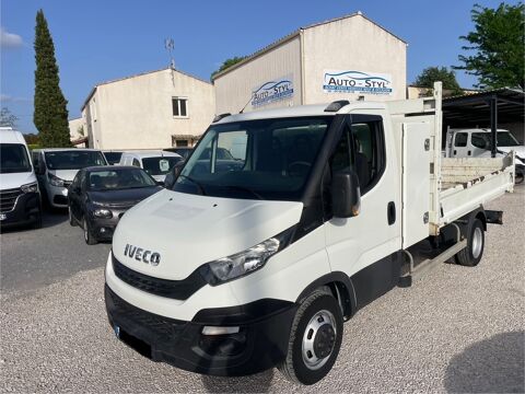 Iveco Daily BENNE 35C12 3 Places Coffre Boite 6 / CLIM (PRIX : 22800 TT 2017 occasion Sommières 30250
