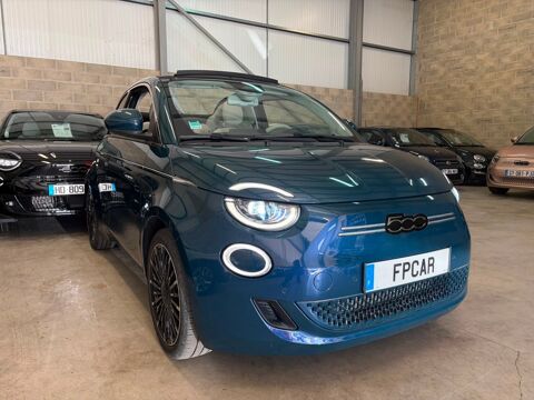 500 e C 118cv 42kwh LA PRIMA OCEAN GREEN / CUIR / CAMERA RADAR 2023 occasion 91480 Varennes-Jarcy