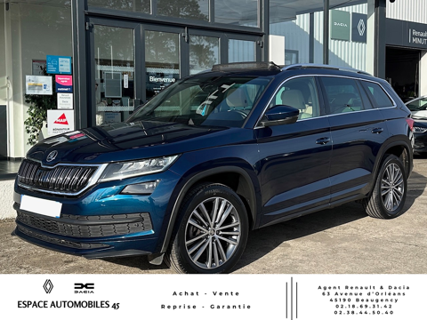 Skoda Kodiaq 2.0 TDI 150 ch DSG Laurin & Klement 5Pl Canton Toit Ouvrant 2020 occasion Beaugency 45190