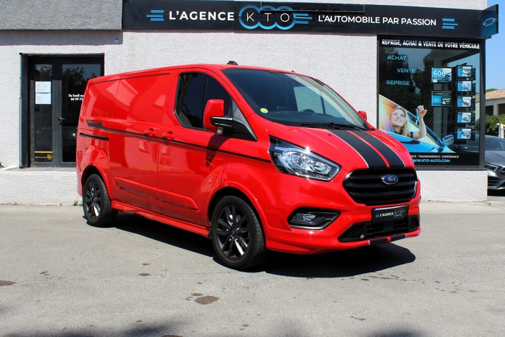 Transit Custom II (2) FOURGON 290 L1H1 2.0 ECOBLUE 170 ch BVA SPORT + CARPL 2023 occasion 34430 Saint-Jean-de-V&eacute;das