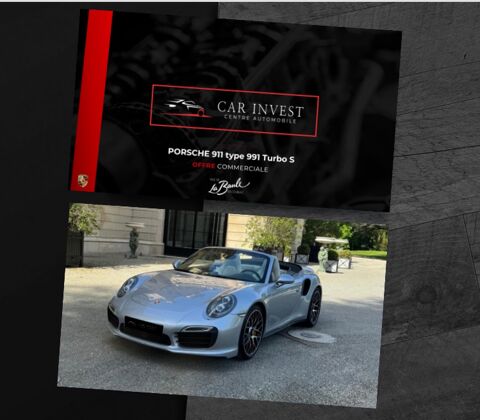Porsche 911 Type 991 turbo S 3,8 bi, turboPDK revision concessionnaire 2014 occasion La Baule-Escoublac 44500