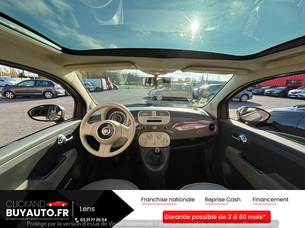 500 1.2 69CV LOUNGE / CLIMATISATION / TOIT PANO / RADAR DE STATI 2008 occasion 62440 Harnes