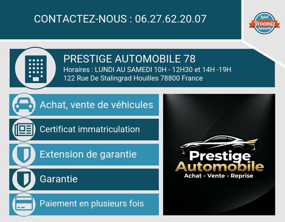 Lodgy 1.5 DCI 110 1ERE MAIN 7 PLACES RADAR DE RECUL PORT USB AUXIL 2012 occasion 78800 Houilles