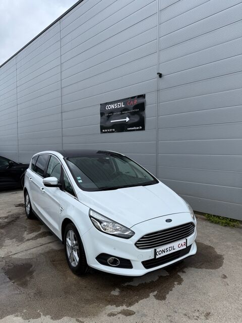Ford S-MAX 2.0-TDCI-150cv-Camera de recul-7 places-Toit panoramique-Sur 2017 occasion P&eacute;rigny 94520