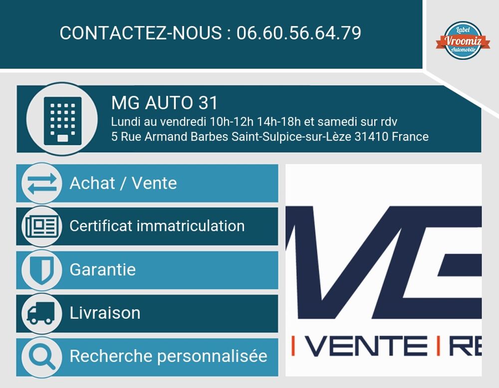 Cooper 1.5 136CV - BOITE AUTO - PACK PREMIUM - VIRTUAL COCKPIT - RE 2023 occasion 31410 Saint-Sulpice-sur-L&egrave;ze