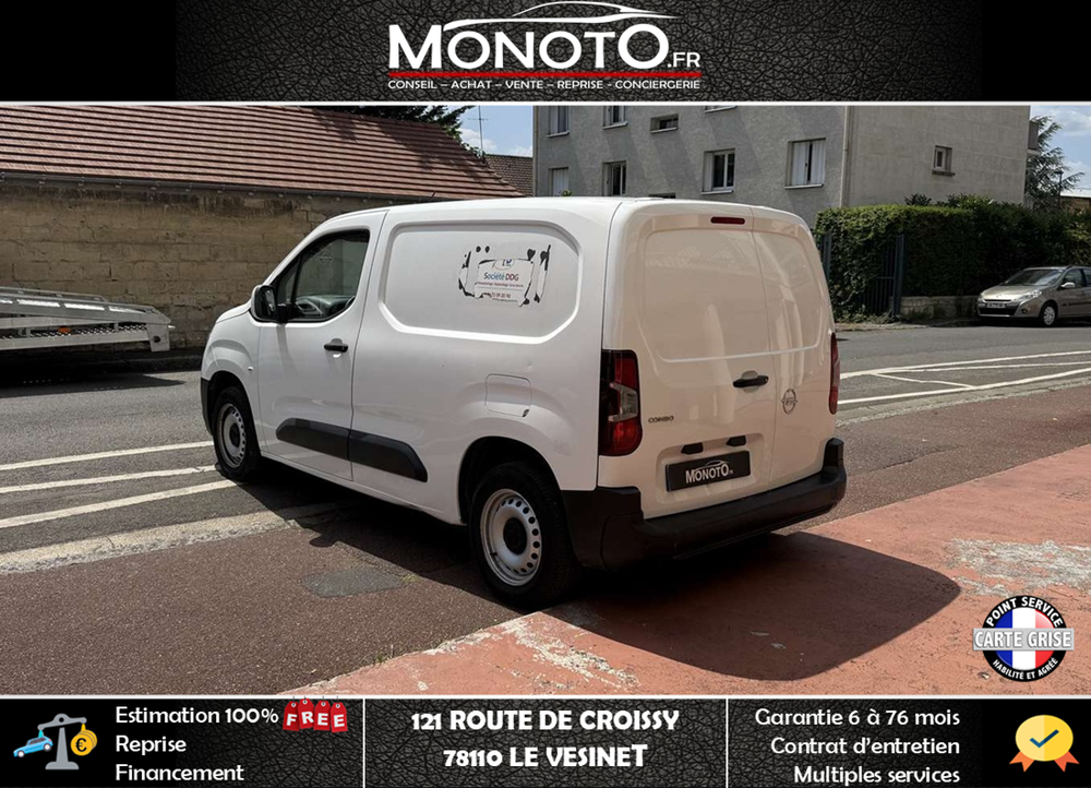 Combo VU Cargo L1H1 1.6 CDTI 99cv CLIMATISATION - LIMITEUR DE VITESSE 2020 occasion 78360 MONTESSON
