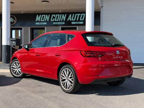 Leon III Xcellence 1.6 TDI DSG7 116 cv - Si&egrave;ges en cuir & Alcanta 2017 occasion 95190 Goussainville