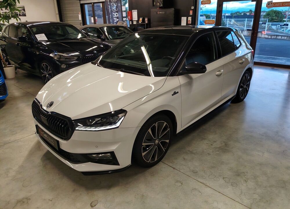 Fabia 1.5 TSI 150Ch MONTE CARLO DSG7 CARPLAY / TOIT PANO / CAMERA 2023 occasion 34500 B&eacute;ziers