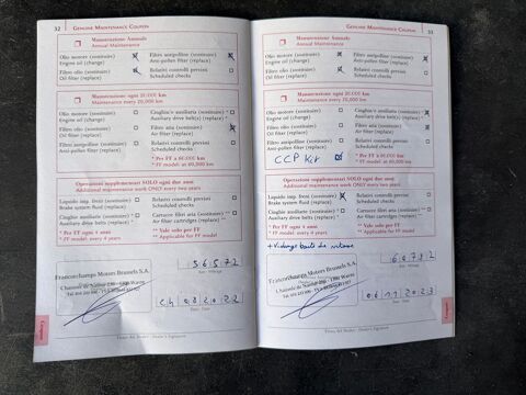 Ff V12 / CARNET / GARANTIE POWER / 68521 KMS 2012 occasion 62780 CUCQ