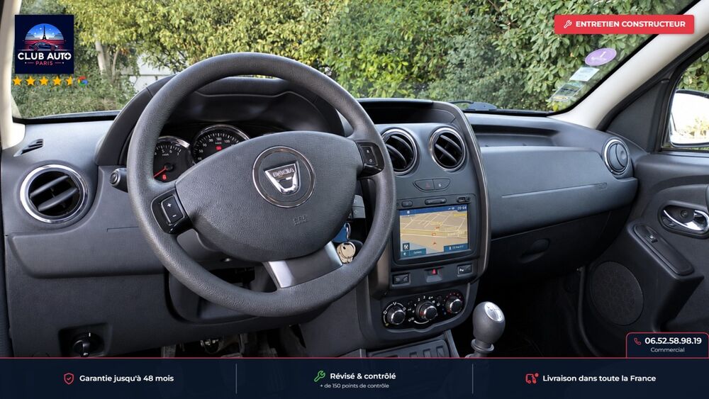 Duster PRESTIGE 4x2 125 -  – ENTRETIEN RENAULT - GPS – CARNET &Agrave; J 2016 occasion 94140 Alfortville