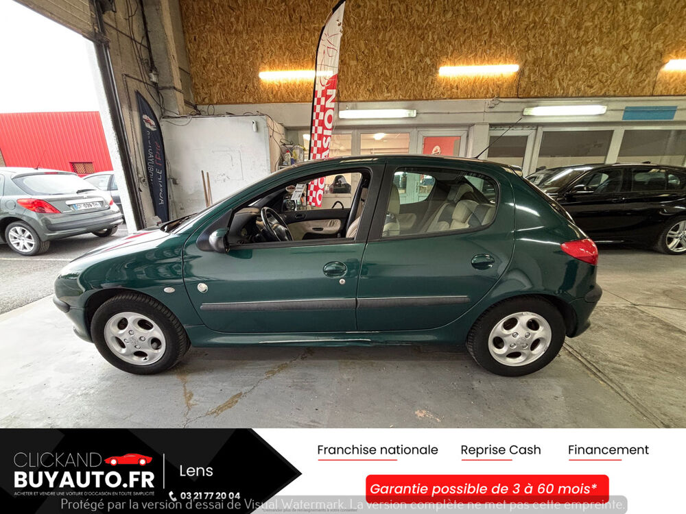 206 1.6 110CHV EDITION ROLAND GARROS // BOITE AUTO /CUIR BEIGE / 2001 occasion 62440 Harnes