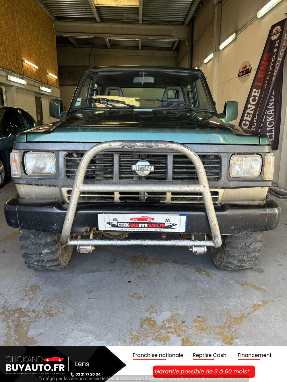 Patrol COURT 2.8TD 90CH // 4X4 / VINTAGE OLD SCHOOL / ATTELAGE 1990 occasion 62440 Harnes