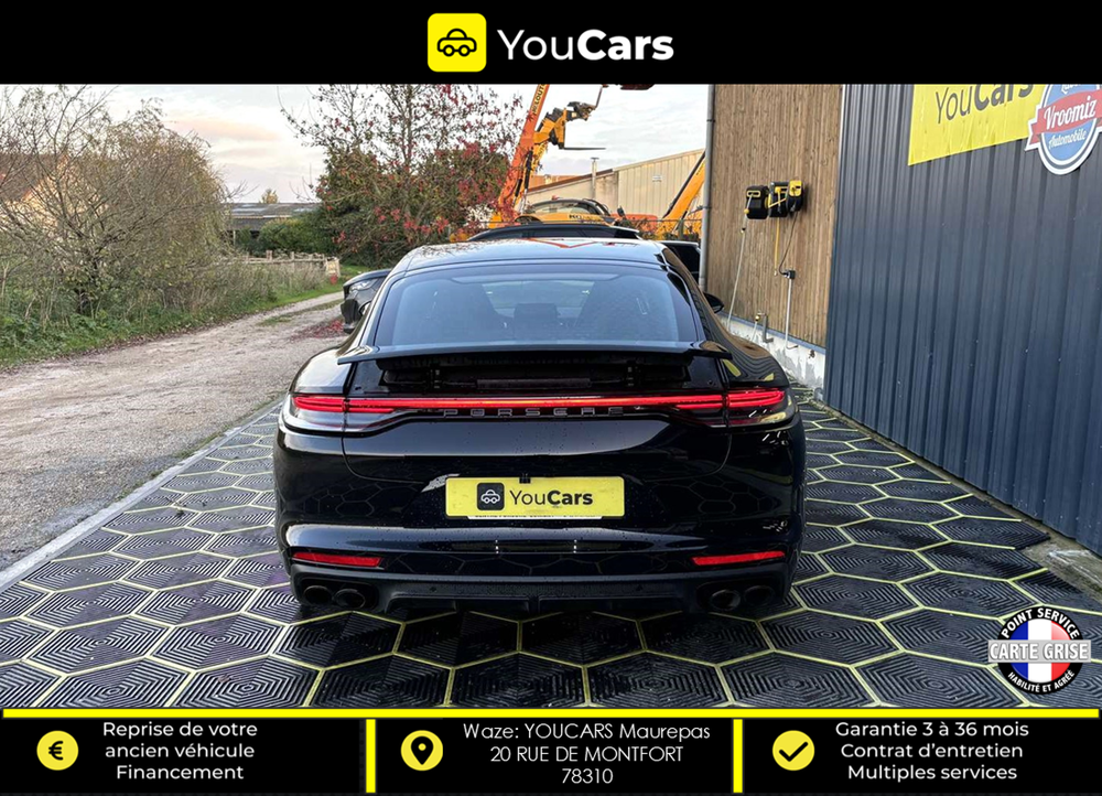 Panamera 4 E-Hybrid 2.9 Hybrid PDK8 462 cv Bo&icirc;te auto CAMERA DE RECU 2021 occasion 78310 MAUREPAS