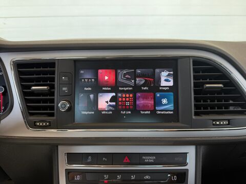 Leon III Xcellence 1.6 TDI DSG7 116 cv - Si&egrave;ges en cuir & Alcanta 2017 occasion 95190 Goussainville