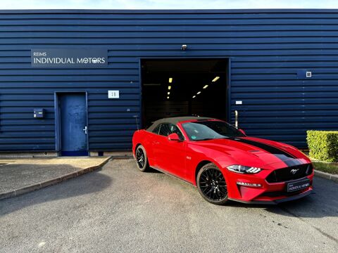 Mustang GT Cabriolet 450ch BVA10 / Malus INCLUS / 1e main 2018 occasion 51100 REIMS