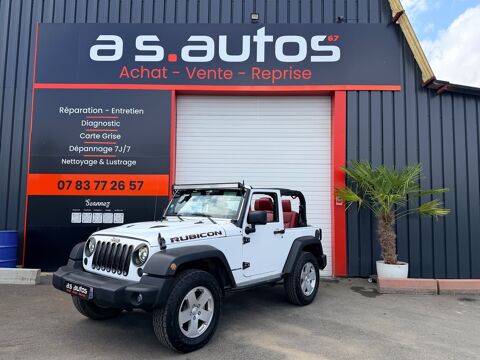 Jeep Wrangler 2.8 CRD 200cv / d&eacute;capotable / int&eacute;rieur cuir rouge / 4x4 tou 2011 occasion BISCHWILLER 67240