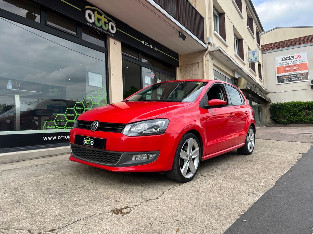 Polo Volkswagen polo 1.6 tdi 105ch highline CAYC BVM5 CUIR 2012 occasion 95190 Goussainville