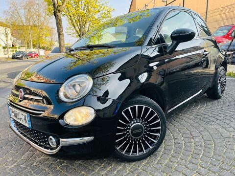 Fiat 500 S&eacute;rie 4 MY17 Black Lounge - 1.2 16s Bv5 70cv - Crit'1 / Toit 2018 occasion Houilles 78800