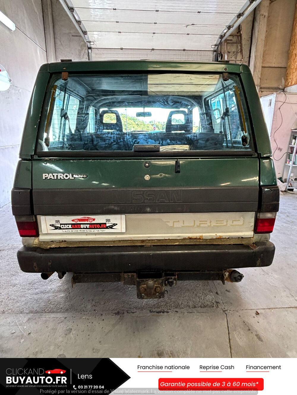 Patrol COURT 2.8TD 90CH // 4X4 / VINTAGE OLD SCHOOL / ATTELAGE 1990 occasion 62440 Harnes