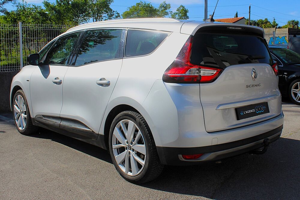 Grand scenic IV IV 1.3 TCE 140 ch ENERGY LIMITED EDC 7 + ATTELAGE / CARPLAY 2019 occasion 34430 Saint-Jean-de-V&eacute;das