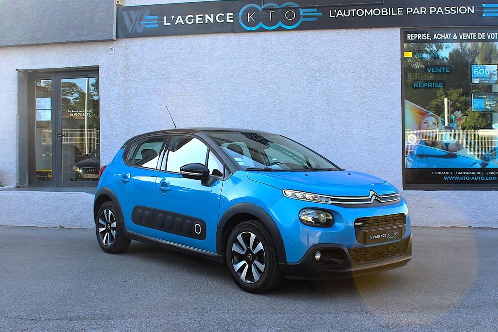 C3 III 1.2 VTi 82 ch SHINE - DISTRIBUTION FAITE + CARPLAY / CLI 2017 occasion 34430 Saint-Jean-de-V&eacute;das