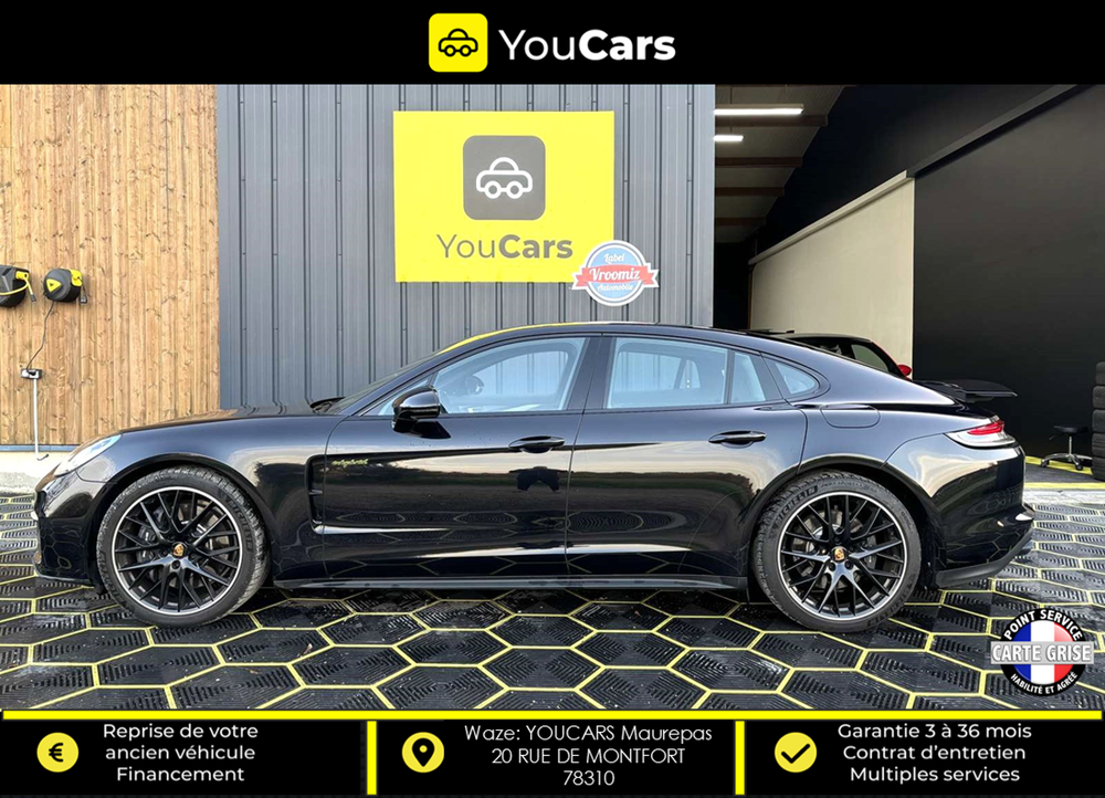 Panamera 4 E-Hybrid 2.9 Hybrid PDK8 462 cv Bo&icirc;te auto CAMERA DE RECU 2021 occasion 78310 MAUREPAS