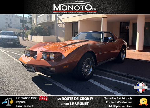 Chevrolet Corvette C3 STINGRAY 1973 5.7 V8 193 ch 350 ci 1973 occasion MONTESSON 78360