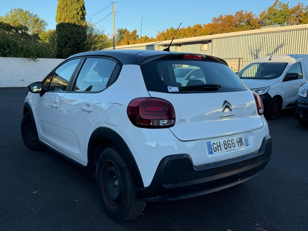 C3 HDI 100 CARPLAY+GPS+RADAR 5Pl. DISTRIB.+CT OK 80.000 2022 2022 occasion 31120 Portet-sur-Garonne