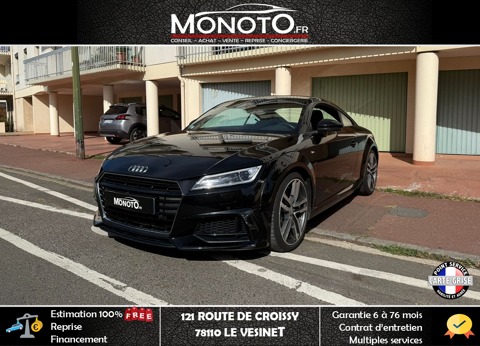 Audi TT S-LINE Coup&eacute; 1.8 TFSi 180ch BO&Icirc;TE AUTO 1 ERE MAIN VIRTUAL CO 2018 occasion MONTESSON 78360