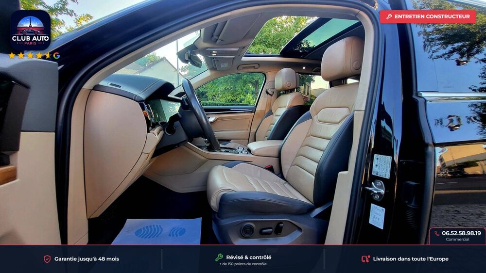 Touareg VOLKSWAGEN TOUAREG CARAT 3.0 TDi 286 4MOTION TIPTRONIC BVA 2018 occasion 94140 Alfortville