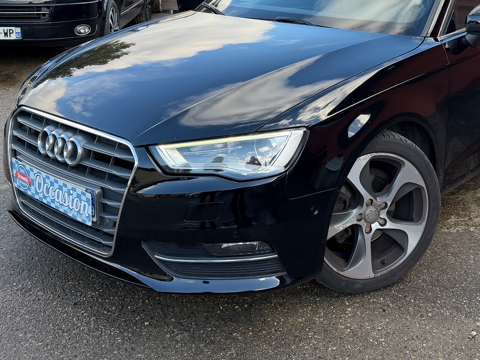 Audi A3 1.6 TDI 110 ch PACK LUXE BVA DSG7 SIEGES TOUT CUIR SLINE CAM 2015 occasion MEYZIEU 69330
