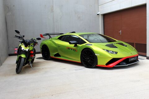 Lamborghini Huracan 5.2 V10 LP 640-2 STO LDF7 - VERDE CITREA - Malus inclus 2022 occasion Saint-Jean-de-V&eacute;das 34430