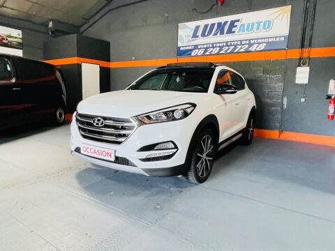 Hyundai Tucson 1.7 CRDi 141 cv Boit Auto 7 Blanc 2018 occasion Blois 41000