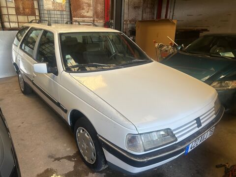 Peugeot 405 - style 1.9 turbo diesel break - Blanc