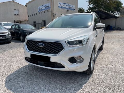 Ford Kuga III VIGNALE Blanc Nacré FlexiFluel Ethanol E85 BVA 150 2019 occasion Sommières 30250