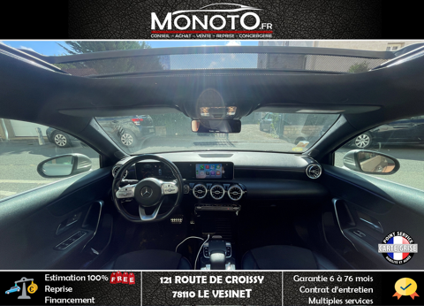Classe A 180 d 116 cv AMG LINE - TOIT OUVRANT - CARPLAY - CAMERA - EC 2020 occasion 78360 MONTESSON