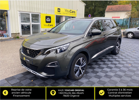 Peugeot 5008 1.5l blueHDI 130 Allure EAT8 7 places - SEMI CUIR - CARPLAY 2020 occasion Orgeval 78630