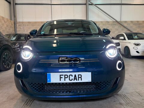 500 e 95cv 23.8 KWH LA PRIMA OCEAN GREEN / CUIR / CAMERA RADAR 2023 occasion 91480 Varennes-Jarcy