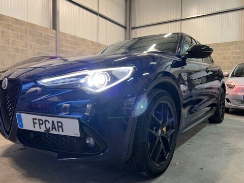 Alfa Romeo Stelvio 2.2 190cv Q4 SPRINT AT8 BLEU MONTE CARLO / CUIR TABAC / JAN 2021 occasion Varennes-Jarcy 91480