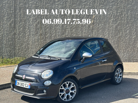 Fiat 500 - S  1.2L 69 CH - Noir
