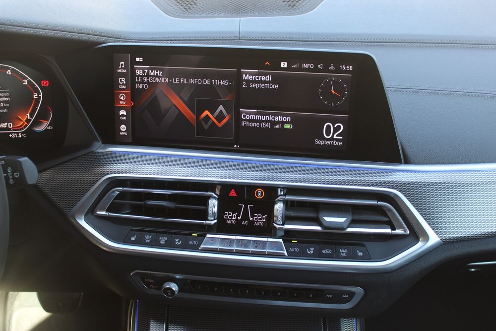 X5 G05 M50d XDRIVE 3.0 d 400 ch STEPTRONIC 8 - CARBONSCHWARZ / 2019 occasion 34430 Saint-Jean-de-V&eacute;das